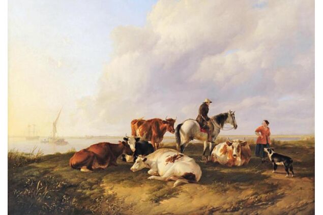 CTS 001 / Thomas Sidney COOPER / Cattle in The Pasture CTS 001 / Thomas Sidney COOPER / Cattle in The Pasture
