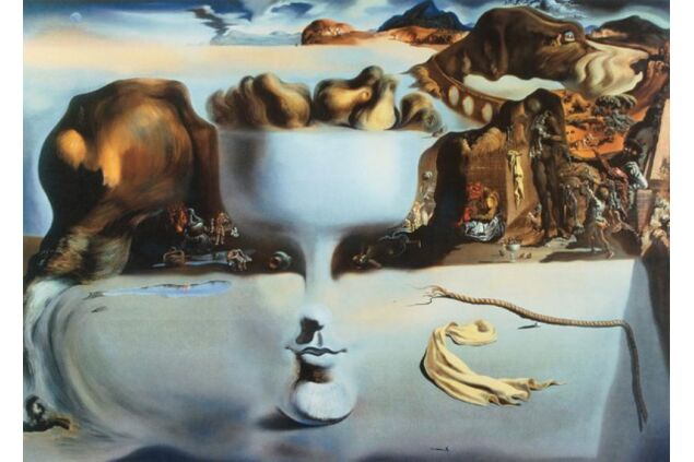 DAS 007 / Salvador DALI / Apparızione Di Una Faccia e Di Un Piatto Di Frutta Sulla Spiaggia DAS 007 / Salvador DALI / Apparızione Di Una Faccia e Di Un Piatto Di Frutta Sulla Spiaggia