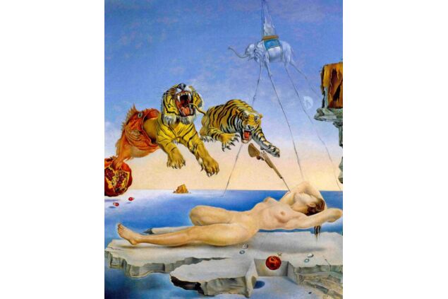 DAS 031 / Salvador DALI / Woman and Tigers DAS 031 / Salvador DALI / Woman and Tigers