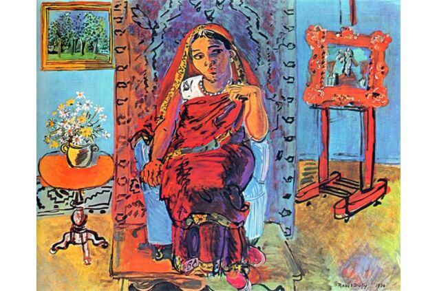 DRA 005 / Raoul DUFY / Interior With Indian Woman DRA 005 / Raoul DUFY / Interior With Indian Woman