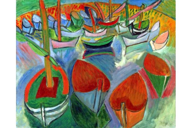 DRA 007 / Raoul DUFY / The Boats At Martigues DRA 007 / Raoul DUFY / The Boats At Martigues