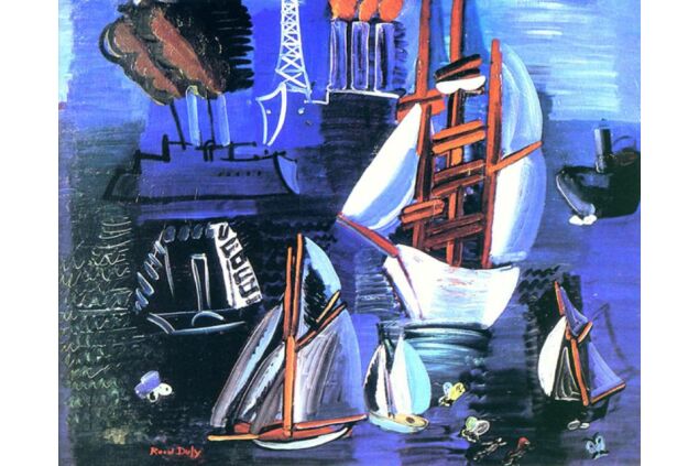 DRA 008 / Raoul DUFY / Boats İn Le Havre DRA 008 / Raoul DUFY / Boats İn Le Havre