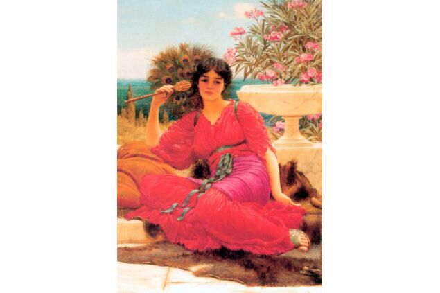 GJW 035 / John William GODWARD / Flabellifera Oil Sketch GJW 035 / John William GODWARD / Flabellifera Oil Sketch