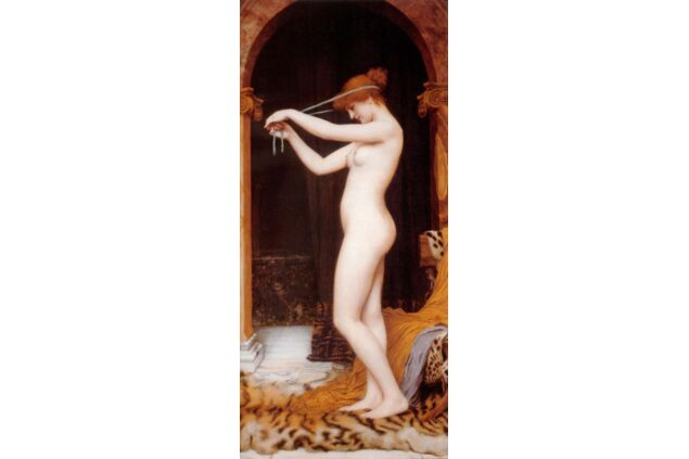 GJW 049 / John William GODWARD / Venus Binding Her Hair GJW 049 / John William GODWARD / Venus Binding Her Hair