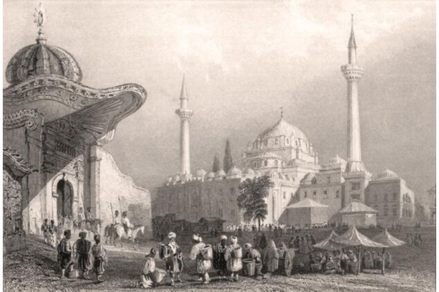 GRV 031 / William Henry BARTLETT / Beyazıt Camii ve Serasker Kapısı GRV 031 / William Henry BARTLETT / Beyazıt Camii ve Serasker Kapısı