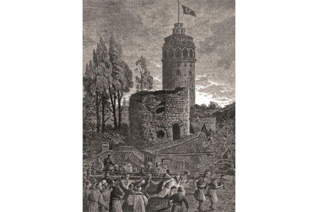 GRV 062 / William Henry BARTLETT / Galata Kulesi GRV 062 / William Henry BARTLETT / Galata Kulesi