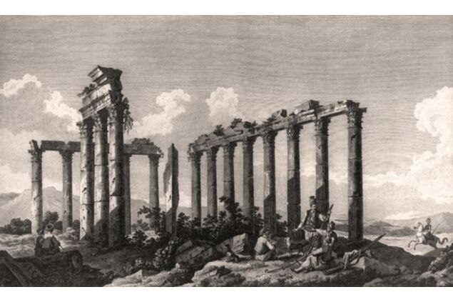 GRV 122 / Jean Babtiste HILAIR / Euromos Zeus Tapınağı Kalıntıları, Güzelcik Muğla GRV 122 / Jean Babtiste HILAIR / Euromos Zeus Tapınağı Kalıntıları, Güzelcik Muğla