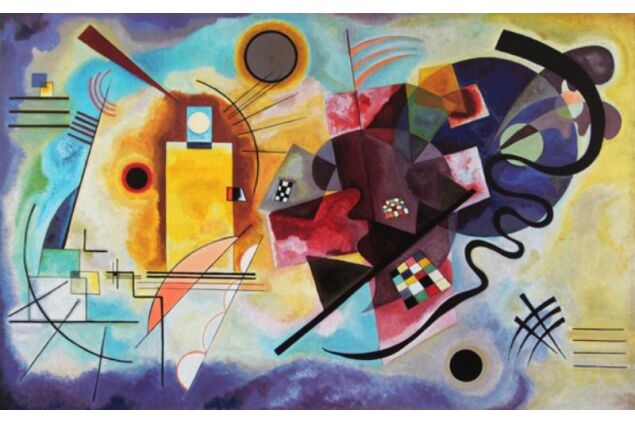 KWA 001 / Wassily KANDINSKY / Jaune Rouge Bleu KWA 001 / Wassily KANDINSKY / Jaune Rouge Bleu