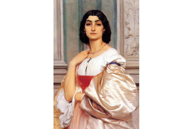 LFR 008 / Lord Frederick LEIGHTON / A Roman Lady La Nanna LFR 008 / Lord Frederick LEIGHTON / A Roman Lady La Nanna