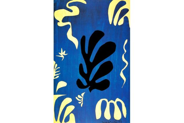 MAH 005 / Henri MATISSE / Composition Fond Bleu MAH 005 / Henri MATISSE / Composition Fond Bleu