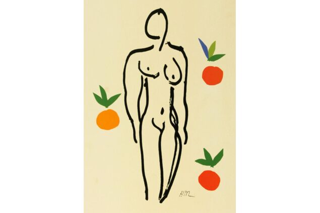 MAH 014 / Henri MATISSE / Nu Aux Oranges MAH 014 / Henri MATISSE / Nu Aux Oranges