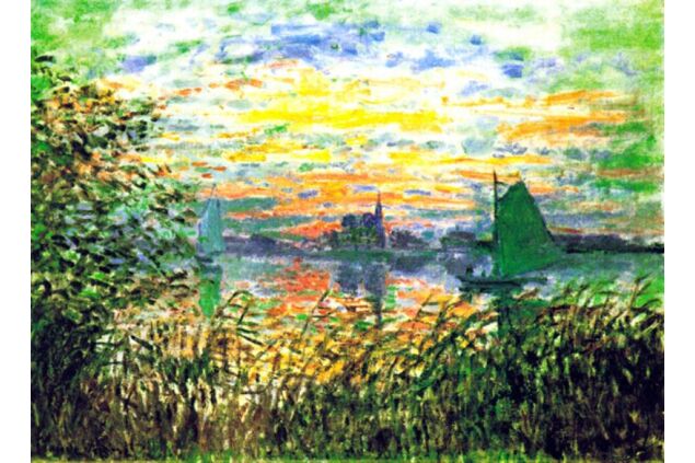 MCL 017 / Claude MONET / Lavacourt Manzarası, 1880 MCL 017 / Claude MONET / Lavacourt Manzarası, 1880