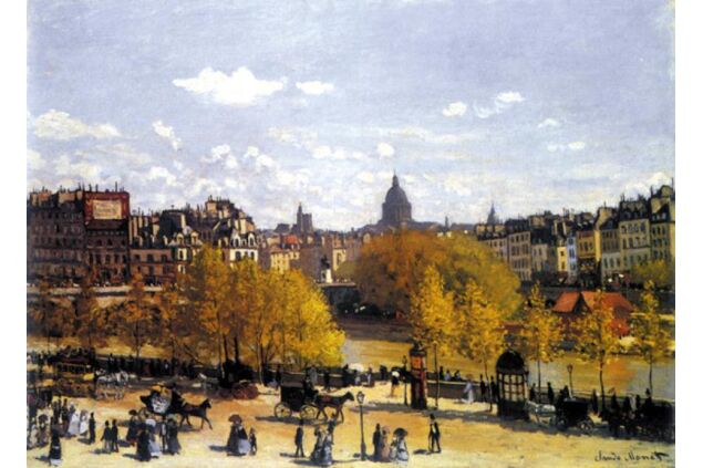 MCL 045 / Claude MONET / Louvre Rıhtımı, 1867 MCL 045 / Claude MONET / Louvre Rıhtımı, 1867