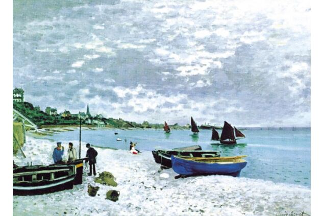 MCL 048 / Claude MONET / Sainte Adresse' de Plaj MCL 048 / Claude MONET / Sainte Adresse' de Plaj