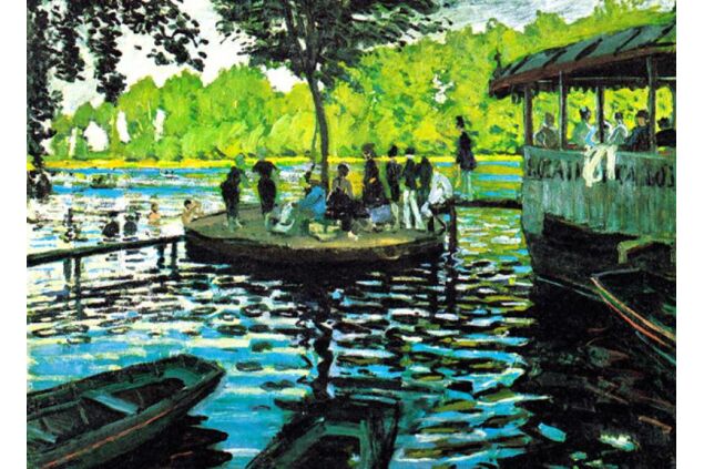 MCL 051 / Claude MONET / La Grenouillere, 1869 MCL 051 / Claude MONET / La Grenouillere, 1869