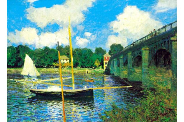 MCL 059 / Claude MONET / Köprü Argenteuil, 1874 MCL 059 / Claude MONET / Köprü Argenteuil, 1874