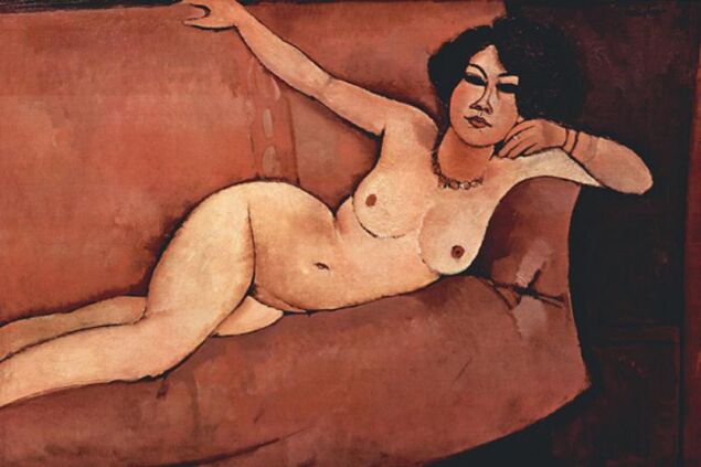 MDA 004 / Amedeo MODIGLIANI / Akt Auf Sofa MDA 004 / Amedeo MODIGLIANI / Akt Auf Sofa