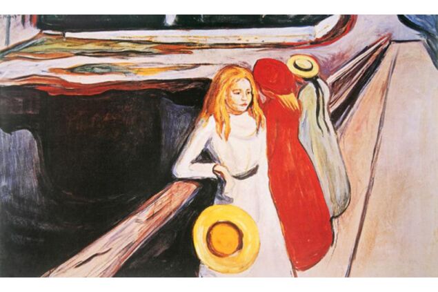 MED 003 / Edvard MUNCH / Girls On The Bridge MED 003 / Edvard MUNCH / Girls On The Bridge