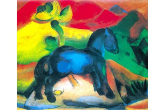 MFR 002 / Franz MARC / Küçük Mavi At, 1912 MFR 002 / Franz MARC / Küçük Mavi At, 1912