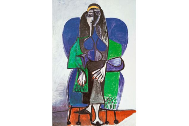 PPA 012 / Pablo PICASSO / Sitting Woman With Gree Scarf PPA 012 / Pablo PICASSO / Sitting Woman With Gree Scarf