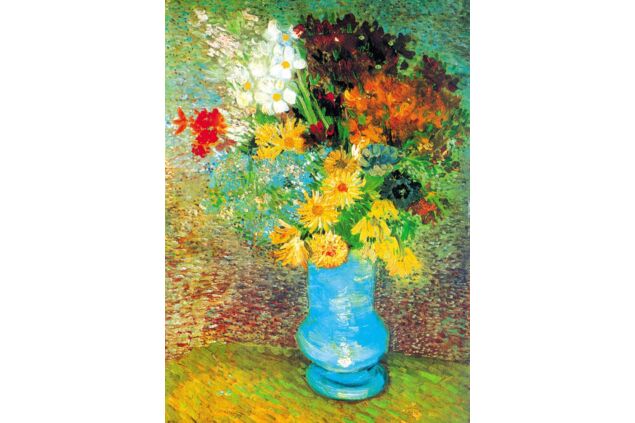 VGV 011 / Vincent Van GOGH / Vazoda Papatyalar ve Kasımpatılar-1887 VGV 011 / Vincent Van GOGH / Vazoda Papatyalar ve Kasımpatılar-1887
